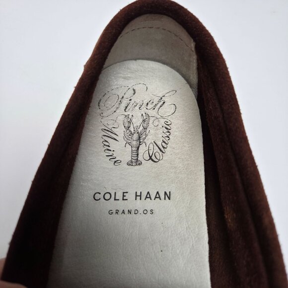 Cole Haan Mens Pinch LTE Brown Suede Loafers Size 8.5M - Picture 8 of 10